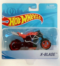 NEW Mattel X7723 Hot Wheels 1:18 Street Power X-BLADE Motorcycle Red Black - £11.27 GBP
