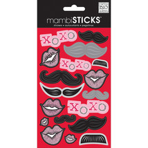 Me And My Big Ideas Sticks Stickers Lips and Mustache - £12.78 GBP