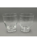 Set of 2 Pair Bormioli Rocco Luna Bubble Base Tumblers Signed Low Ball 4... - £12.64 GBP