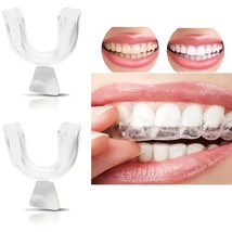 2 Pcs Comfortable Custom Molds Can Be Used For Night Grinding, Bruxism, Whitenin - £94.59 GBP