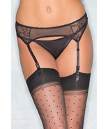 Be Wicked Black garter belt Size XL Style 1539 - $308.87 MXN