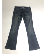 Womens Hudson Flare Distressed Medium Wash Blue Jeans Size 25 RN 107906 - £26.11 GBP