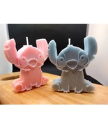 Medium Stitch Character Candle 4&quot; x 3 &quot; - $266.55 MXN