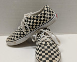 Vans Black White Checkered Sneakers Youth Size 7 (721356) - £7.91 GBP