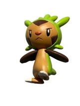 Rare 2015 TOMY UK Chespin Starter Pokemon Nintendo Mini Figure htt Toy Figurine - £11.08 GBP