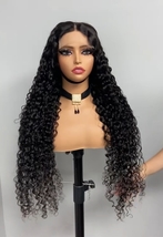 30 inch curly human hair lace front wig 200% density Brazilian curly wig - £251.63 GBP+