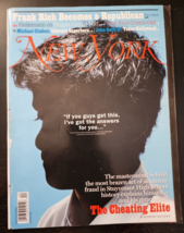 New York Magazine September 24 2012 The Cheating Elite Newsstand B42:1570 - £4.34 GBP