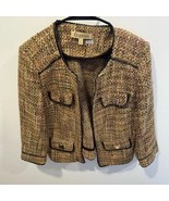 Democracy Tweed Cropped Jacket – Women’s Size Large - $1,283.40 MXN
