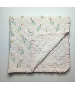 Vtg Triboro Baby Quilt Pink Nursery Crib Blanket 36x42 Children Siblings... - $40.83 CAD