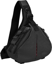 Black Caden Camera Bag Sling Backpack Camera Case Waterproof With Rain C... - £60.86 GBP