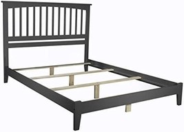 Afi Mission Traditional Bed With Open Footboard And Turbo Charger, Queen, Grey - £334.12 GBP