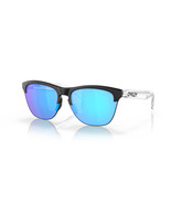 Oakley FROGSKINS Lite Matte Black &amp; Clear PRIZM Sapphire Lens Sunglass O... - $108.89