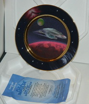 Star Trek Full Impulse Ships In Motion Holographic Porcelain Plate 1997 ... - £15.45 GBP