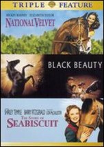 2 DVD Story of Seabiscuit/National Velvet/Black Beauty: Temple Taylor Lansbury - £6.02 GBP