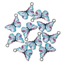 10PCS Fashion DIY Material Necklace Bracelet Earrings Accessories Butterfly Char - £8.14 GBP