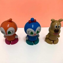Anpanman Hero Trio Figure Set: Anpanman, Currypanman &amp; Shokupanman 6cm! - $366.81 MXN