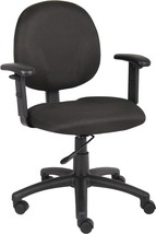 Black Diamond Task Chair With Adjustable Arms From Boss Office Products - £121.08 GBP