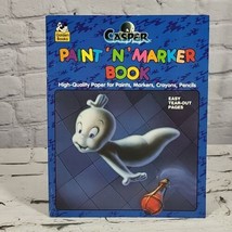 Vintage 1995 Casper Movie Paint &amp; Marker Book Unused  - £9.35 GBP