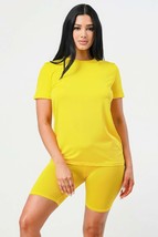 Women&#39;s Two Piece Top And Biker Set - $18.50