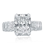 GIA 8.06Ctw Radiant Cut E-VVS2 Lab Grown Diamond Engagement Ring 18k Whi... - $145,808.48 MXN