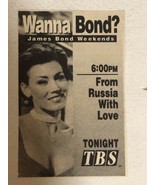 From Russia With Love James Bond 007 Tv Guide Vintage Print Ad Tpa8 - $5.93