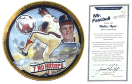 1993 Hamilton Collection Nolan Ryan “Mr. Fastball” Plate #646A w/ COA - $15.00