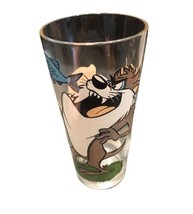 Pepsi Collectors 1976 Porky Pig And Taz Tasmanian Devil Clear Glass - £11.73 GBP