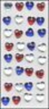 Multi Color ..HEARTS Acrylic Jewels  so CUTE - $6.32