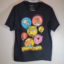 Spongebob Shirt Mens Large Graffiti Graphic Tee Short Sleeve Casual - $10.93