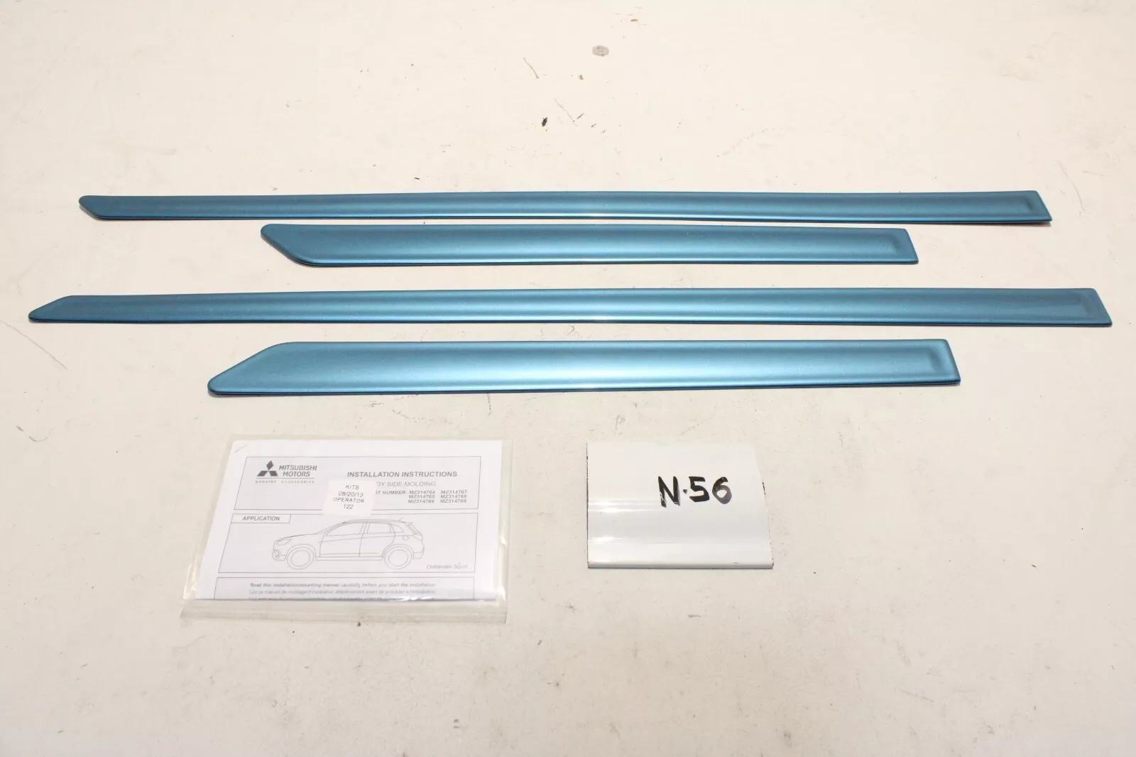 New OEM Door Molding Protector Kit 2014-2020 Mitsubishi Outlander MZ3147... - $54.45