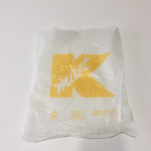 Small plastic Kmart store shopping bag Large yellow K graphics movie pho... - $27.03 CAD