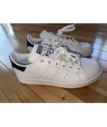 NWT Adidas Stan Smith White/Blue Classic Leather (M20325) Men’s 4.5/Wome... - £60.57 GBP