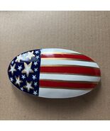 Women’s Hair Clip Hand Painted USA Flag - $22.34 CAD
