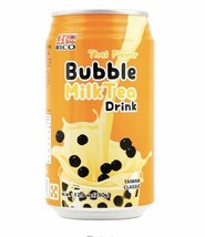 Rico Thai Flavor Bubble Milk Tea Drink 12.3 Oz (Pack Of 24 Cans) - £127.38 GBP