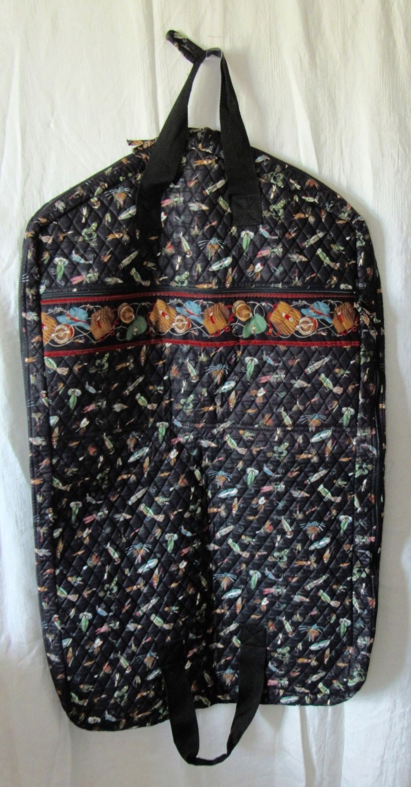 Vera Bradley Retired Rare Black Lures Garment Bag - £68.90 GBP