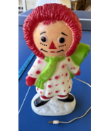 Vintage 1973 Empire Raggedy Ann Christmas Blow Mold 15&quot; NOEL Light with ... - €93,92 EUR