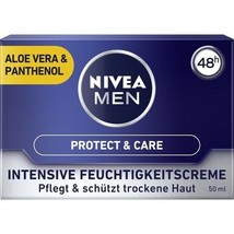Original German Nivea Men Cream Protect &amp; Care Hydrating 50ml Free Ship - £12.38 GBP