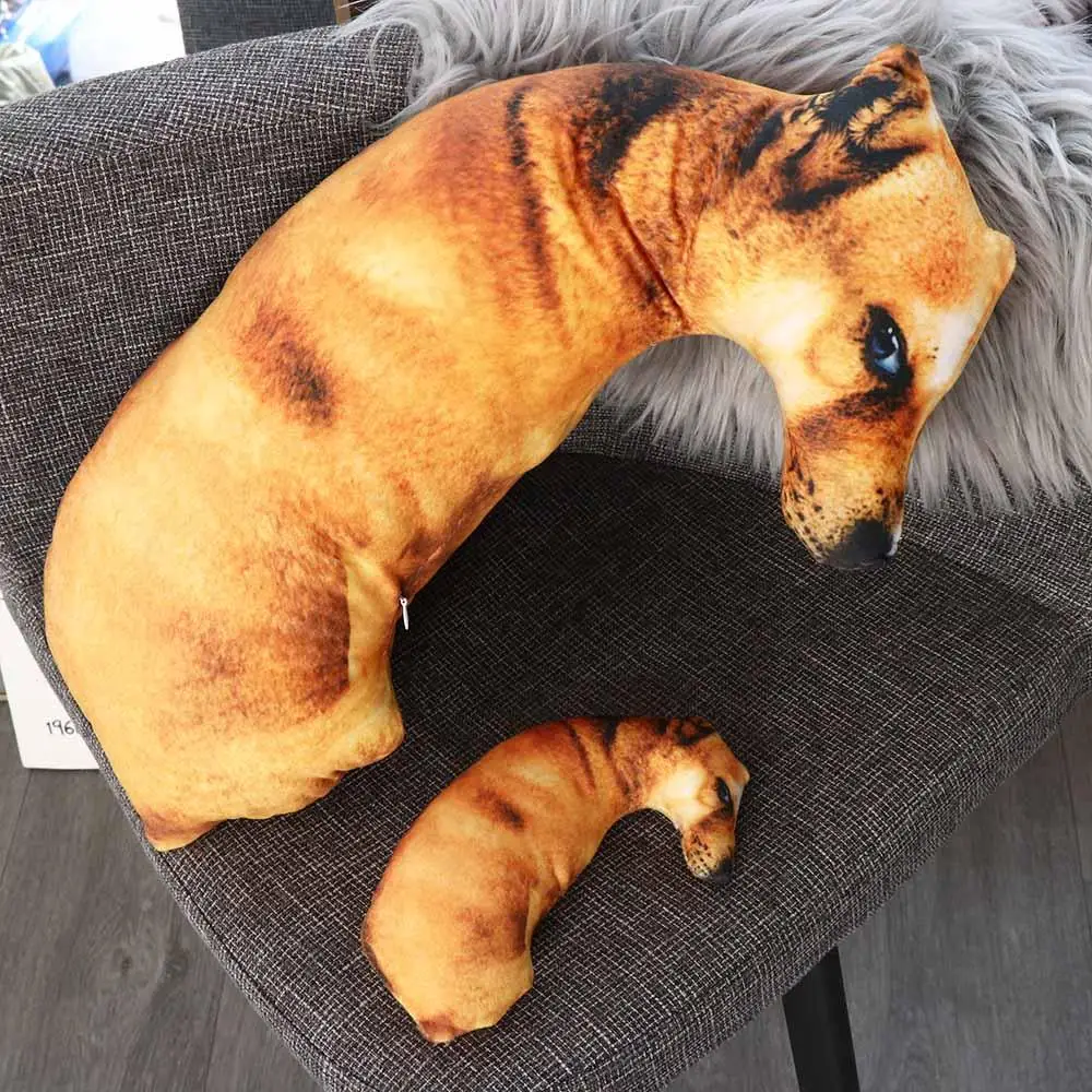 Toy 3 d lifelike animal throw pillow soft plush dog pillow creative cushion home thumb200