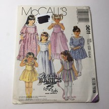 McCall&#39;s 3611 Size 2 3 4 Children&#39;s Gown or Dress Special Occasion Floral - £10.27 GBP