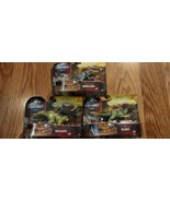 Lot 3 Jurassic World Dino Escape Wild Pack Dracorex Herrerasaurus Zunice... - $642.79 MXN
