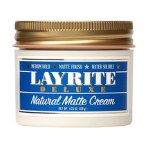 Layrite Deluxe Natural Matte Cream, 4.25 Oz.