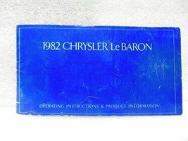 LEBARON   1982 Owners Manual 16565 - £10.83 GBP