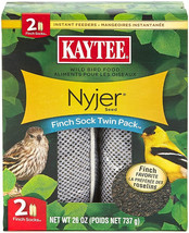Kaytee Nyjer Seed Finch Sock Twin Pack 2 count Kaytee Nyjer Seed Finch S... - £29.52 GBP