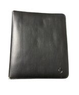 Franklin Covey Black Leather Zip Binder Planner Organizer 7-Ring With Card Slots - $885.67 MXN