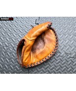 Vintage Hard Leather Baseball Glove Mitt OK MFG Co ADA Ohio 050G - £116.36 GBP