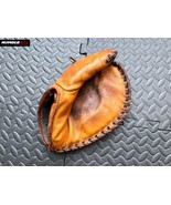 Vintage Hard Leather Baseball Glove Mitt OK MFG Co ADA Ohio 050G - £111.58 GBP