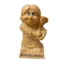 VTG 1970 R&amp;W Berries 6.5” Figurine Statue “World&#39;s Best Mother” Trophy N... - $13.28