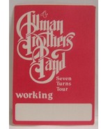 ALLMAN BROTHERS - GREGG - VINTAGE ORIGINAL CLOTH CONCERT TOUR BACKSTAGE ... - $10.00