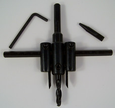5&quot; Adjustable CIRCLE HOLE CUTTER Drill Bit Wood Plactic Metal Big Jumbo ... - $9.99