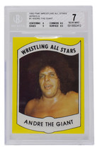 Andre The Giant 1982 PWE Wrestling All Stars Card #1 Near Mint 7 BAS 412 - £762.54 GBP
